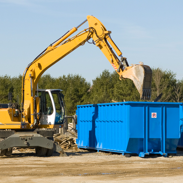 how does a residential dumpster rental service work in Wading River